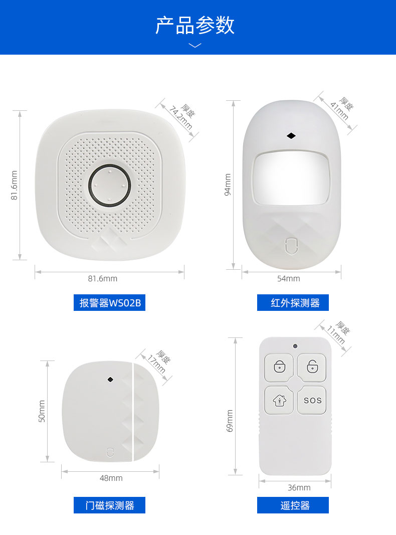 wifi涂鴉報警系統